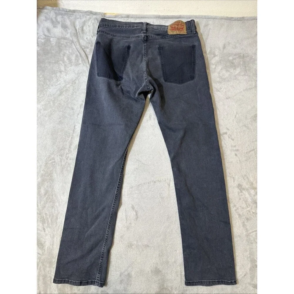 Levi’s 513 Slim Straight Jeans Gray Wash Men’s 32x30